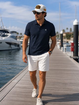Gorra Náutica Blanca CY