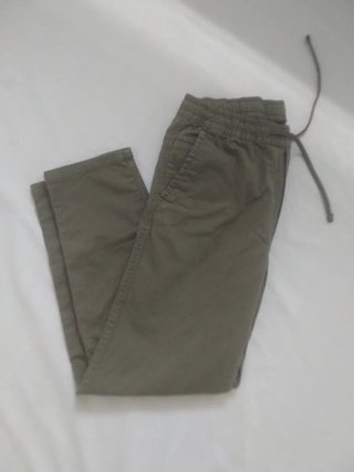 Pantalón jogger hombre verde talla 38