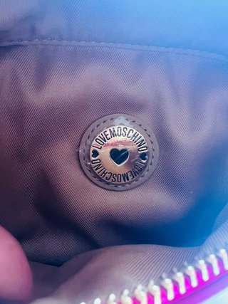 Riñonera Love Moschino Corazones Fucsia