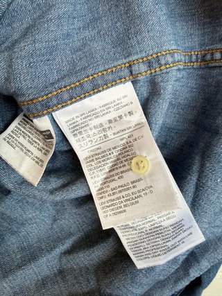 Camisa vaquera azul mujer LEVIS talla S