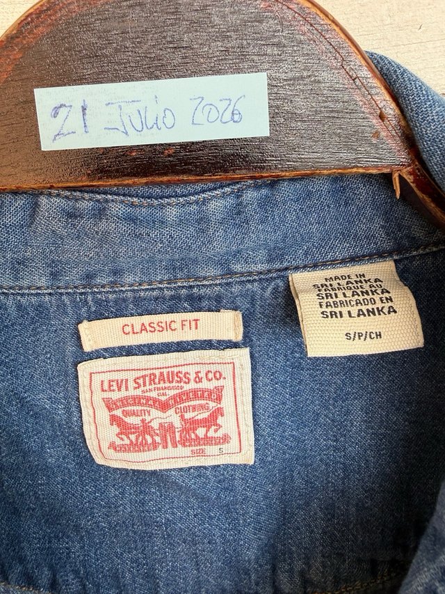 Camisa vaquera azul mujer LEVIS talla S