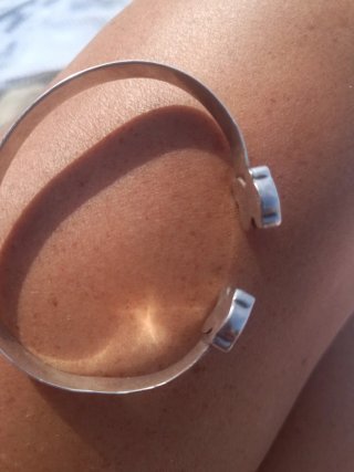 Pulsera plata tous,