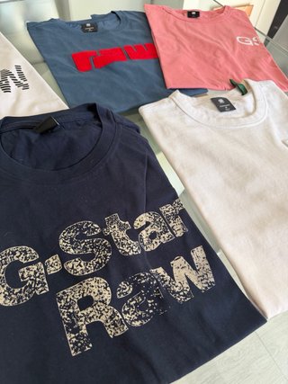 Lote 5 Camisetas G-Star RAW