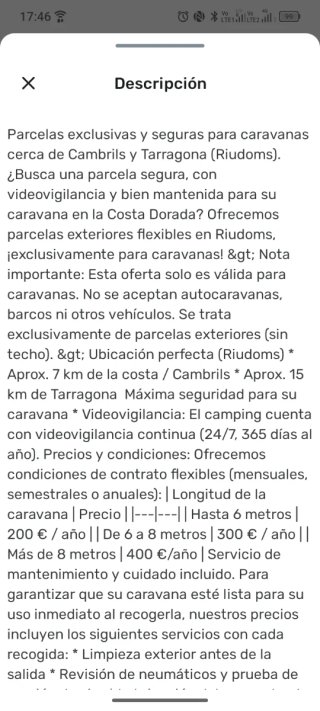 Parking Caravanas