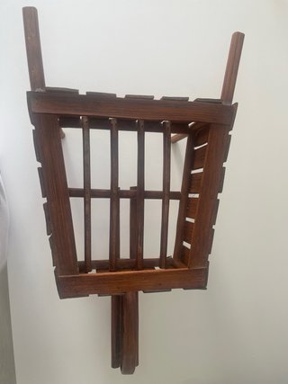 Macetero Carro Madera