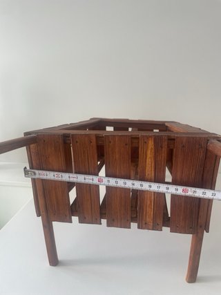 Macetero Carro Madera