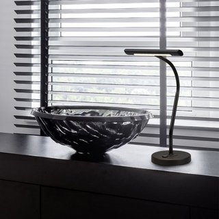 Lámpara LED Flexo Táctil Trio Curtis Negra