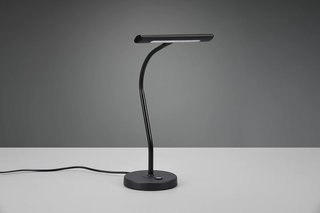 Lámpara LED Flexo Táctil Trio Curtis Negra