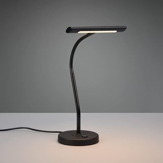Lámpara LED Flexo Táctil Trio Curtis Negra