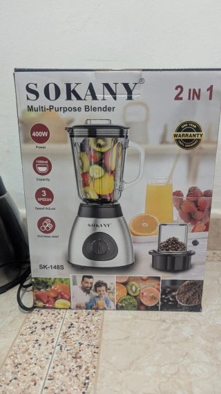 Licuadora SOKANY 2 en 1 - Casi Nueva