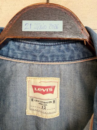 Camisa mujer vaquera azul LEVIS talla 12