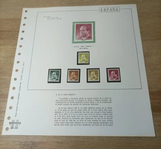 26 sellos España con filoestuches 1986