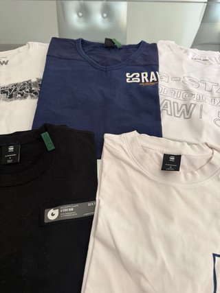 Lote 5 camisetas G-STAR