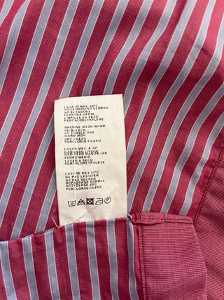 Camisa LIZA Slim Rayas Rosa Talla L