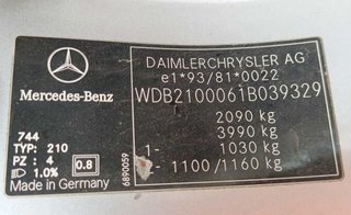 Mercedes 275982 asiento delantero izquierdo clase