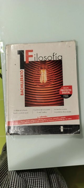 Filosofía 1 bachillerato Anaya 9788469882016