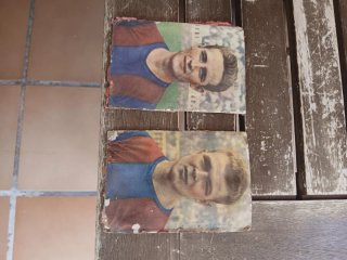 Cromos años 50 Kubala y Golzanvo