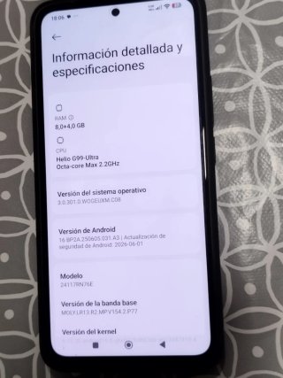 Xiaomi Redmi Note 14 Negro