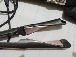Plancha rizador pelo profesional oro/gris