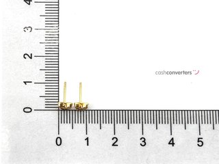pendientes oro 18k con piedra con nacar