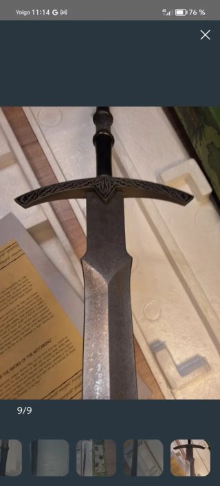 Espada Rey Brujo El Señor de los Anillos