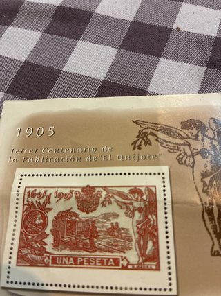 Sello 1905 El Quijote 1 Peseta
