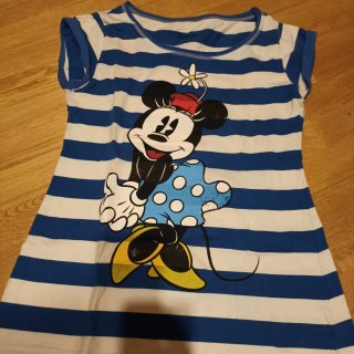 Minifalda vaquera con estampado de Minnie