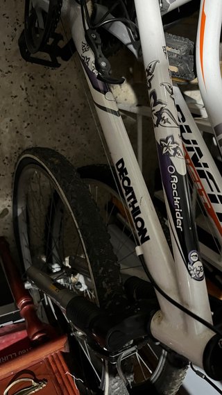 Bicicleta Decathlon Paseo Blanca