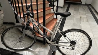 Bicicleta Decathlon Paseo Blanca