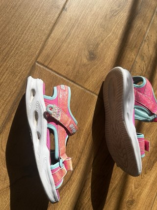 Sandalias Skechers Niña Brillantes Talla 35