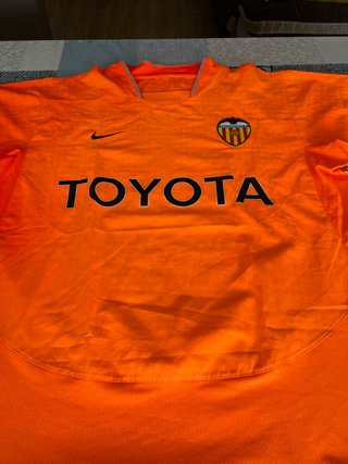 Camiseta Vintage Valencia CF Nike Toyota Talla XL