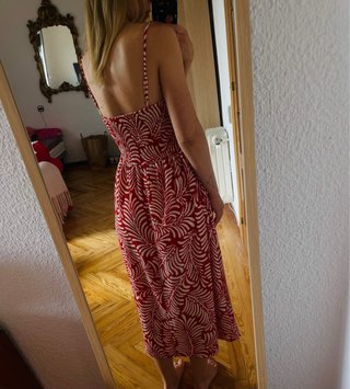 Vestido largo H&M estampado floral