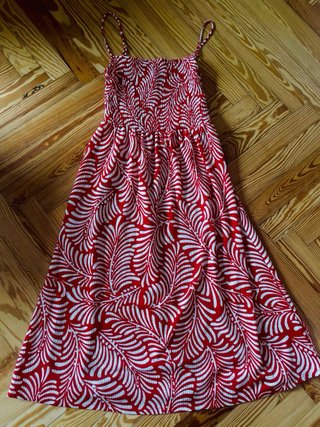 Vestido largo H&M estampado floral