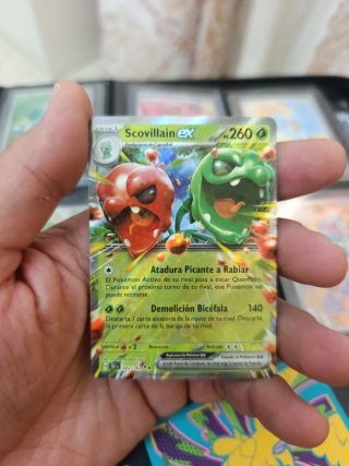 Carta Pokémon Scovillain EX 022/162
