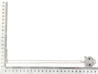 gargantilla plata 925mm con piedra con circonita 22cm