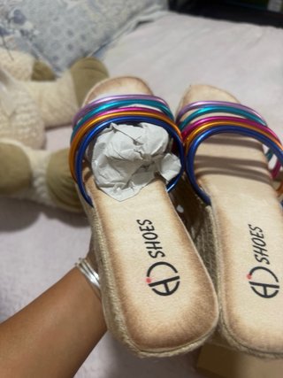 Sandalias de cuña AD SHOES multicolor