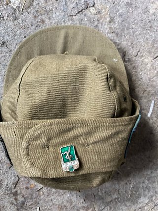 Gorra militar soviética antigua Pilotka