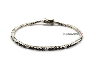 pulsera plata 925mm con piedra con circonita