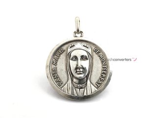 medalla plata 925mm