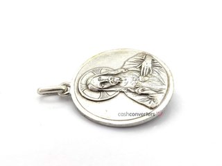 medalla plata 925mm