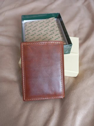 Cartera Marisma Piel Marrón Flamenco