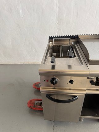 Freidora Gas Intecno 40cm 2 Cestas Linea 900