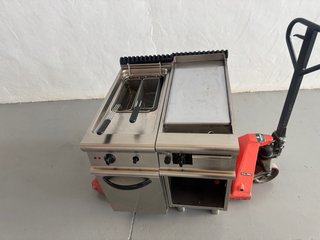 Freidora Gas Intecno 40cm 2 Cestas Linea 900