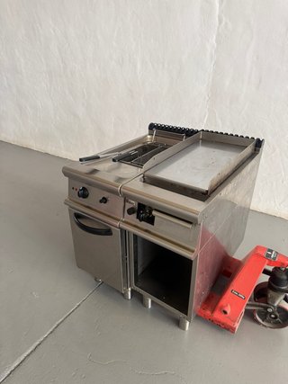 Freidora Gas Intecno 40cm 2 Cestas Linea 900