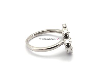 sortija plata 925mm con piedra con cuarzo