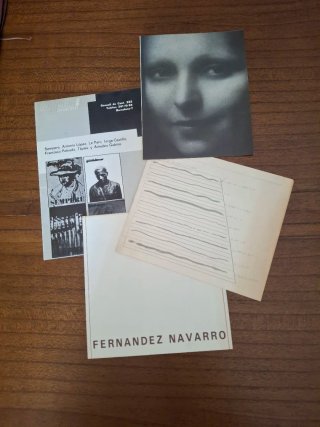 Lote de programas de mano de Exposiciones Arte 70s