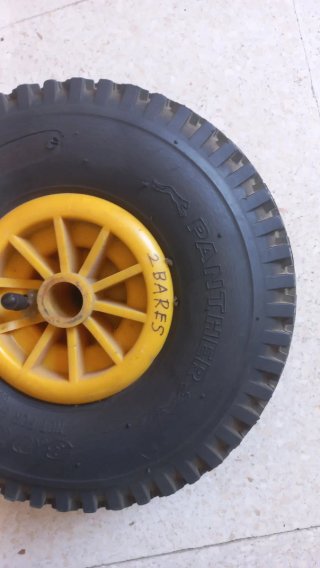 Rueda Carretilla Carga 300x4