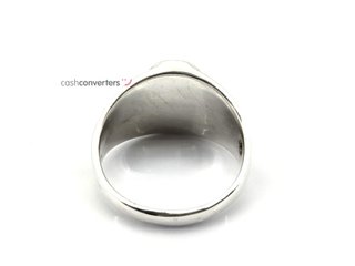 sello plata 925mm con piedra con cuarzo