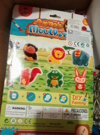 Kit Manualidades Animales Molde y Pinta