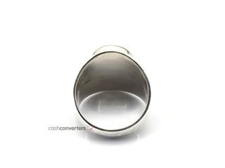 sello plata 925mm con piedra con cuarzo